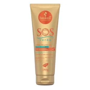 Creme Hidratante Sem Enxágue Haskell Pré e Pós Sol 240g
