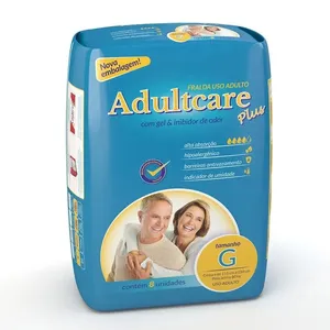 Fralda Geriátrica Adultcare Plus G 8 unidades