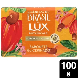 Sabonete Glicerinado Lux Botanicals Essências do Brasil Flor do Cajueiro 100g