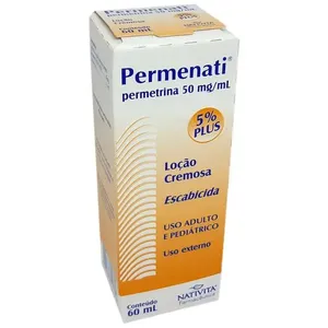 Permenati 50mg Loção Cremosa 60ml