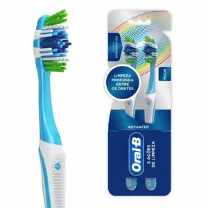 Kit Escova Dental Oral-B Complete 5 Ações de Limpeza Macia 2 Unidades