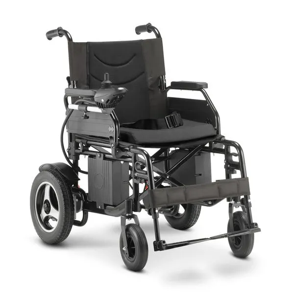 Cadeira de Rodas Motorizada Dobrável até 120 kg Assento de 48 cm D800 Dellamed