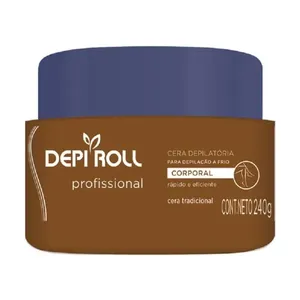 Cera Depilatória Corporal Depi Roll A Frio Pernas 240g