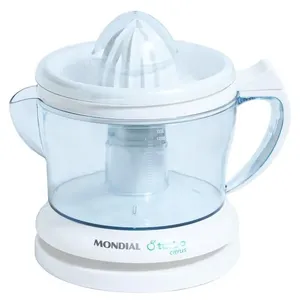 Espremedor 1,25L Mondial Turbo Citrus E-01 com Dupla Rotação e Acionamento Automático Branco 127V