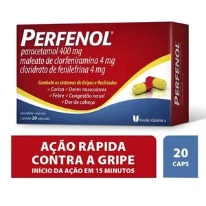 Perfenol 400mg + 4mg + 4mg 20 Cápsulas