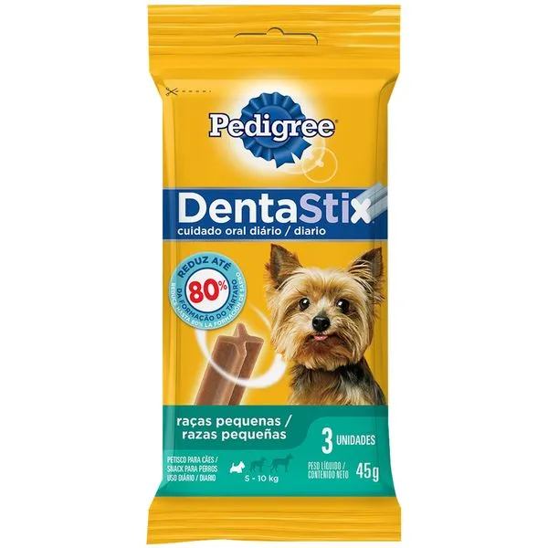 Petisco Pedigree Dentastix Raças Pequenas 45g