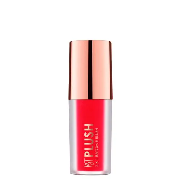 Batom Mousse Semi Matte Bruna Tavares Bt Plush Ruby 6g Ruby