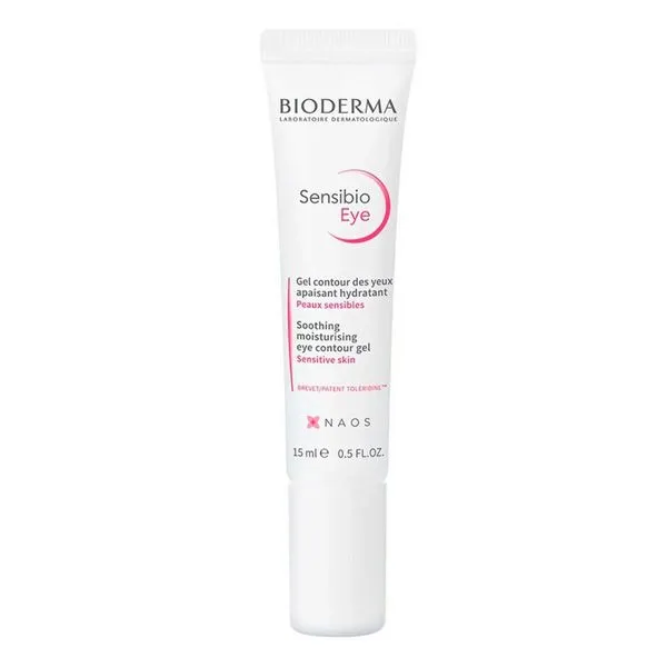Gel Hidratante e Revitalizante para o Contorno dos Olhos Bioderma Sensibio Olhos para Peles Sensíveis 15ml