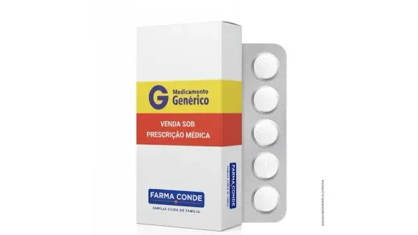 Losartana Potássica 100mg + Hidroclorotiazida 25mg Ranbaxy Genérico Caixa 30 Comprimidos Revestidos