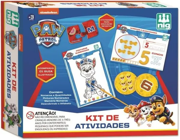 MAD. - KIT DE ATIVIDADES - PATRULHA CANINA - NIG