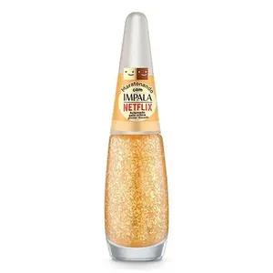 Esmalte Glitter Flocado Impala Netflix Aclamado Pela Crítica 7,5ml