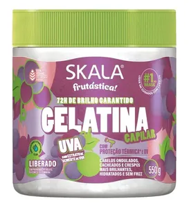 Gelatina Capilar Skala Uva 550g
