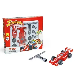 Carrinho e Acessórios - Senninha - Pit Stop - Parkitoys