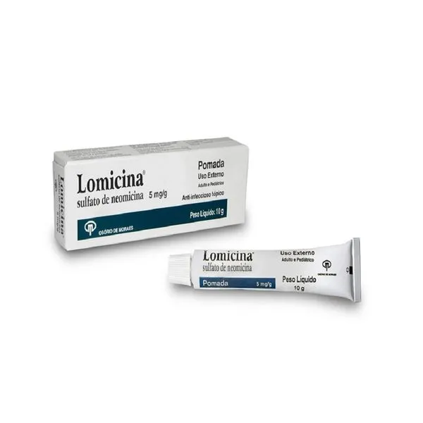 Lomicina Pomada Dermatológica 5mg/g Osório de Moraes 10g