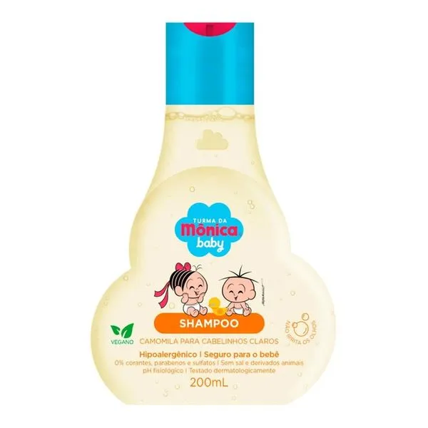 Shampoo Infantil Turma da Mônica Baby Camomila 200ml