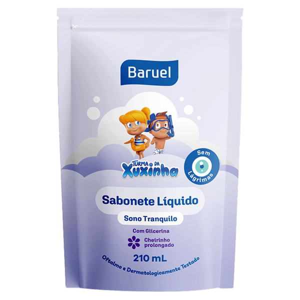 Refil Sabonete Líquido Infantil Baruel Baby Sono Tranquilo 210ml