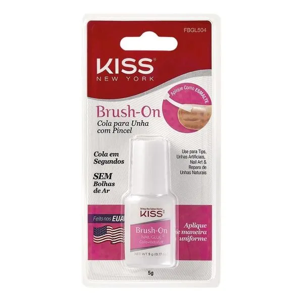 Cola para Unhas Kiss NY Brush-On 5g