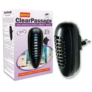 Mata Insetos Elétrico 127V ClearPassage Preto Mata Insetos Elétrico 127V Clear Passage Preto