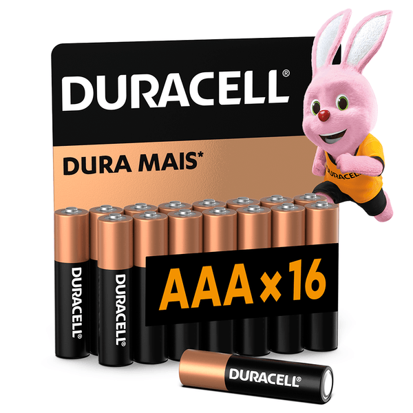 Pilha Duracell Aaa Com 16 Unidades Preço Especial
