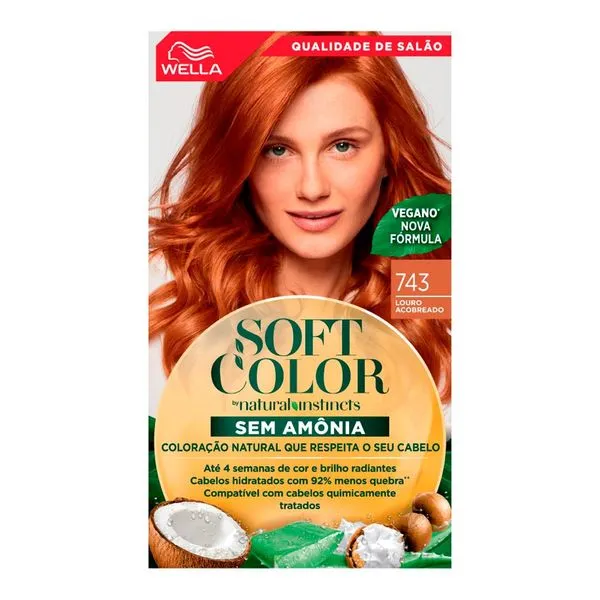 Tintura Creme Soft Color 743 Louro Acobreado