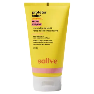 Protetor Solar Corporal Sallve FPS 50 200g