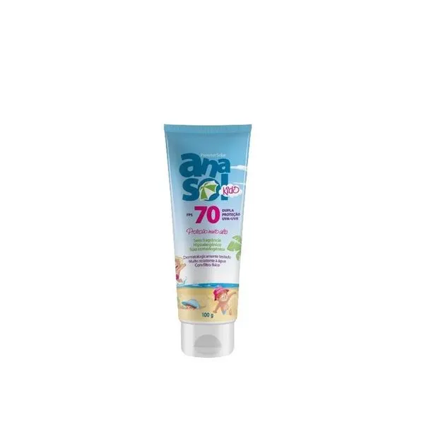Protetor Solar Anasol Kids FPS70 100g