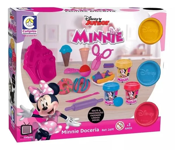 Massinha De Modelar Disney Minnie Doceria - Cotiplás 2691