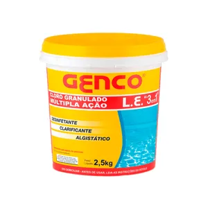 Cloro Genco Multi Ação - 3 em 1 2,5kg