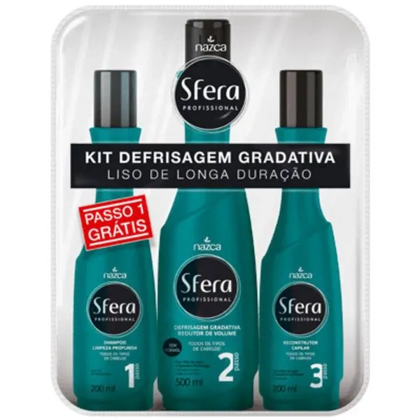 Defrisagem Gradativa Sfera Profissional Todos Tipos Cabelos 500ml