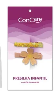Presilha para Cabelo Concare Infantil 2 Unidades