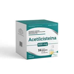Acetilcisteína 600mg MCG 16 Envelopes de 5g