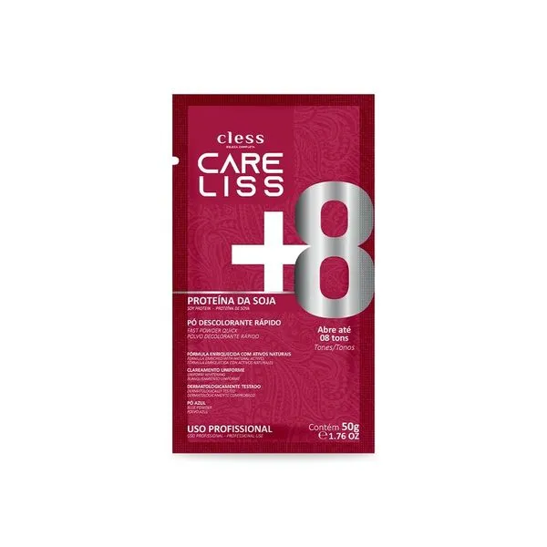 Pó Descolorante Cless Care Liss Proteínas de Soja 50g