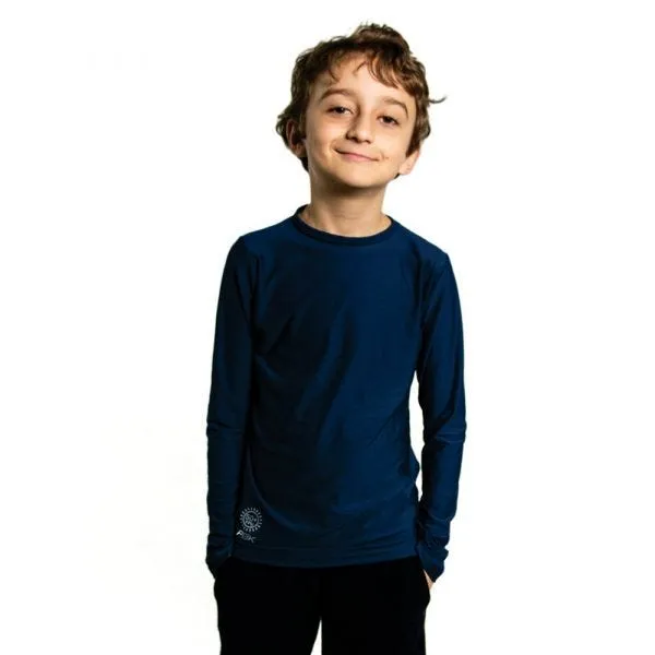 Camiseta Proteção Solar Ana Elita Infantil Azul Tamanho 0 a 1