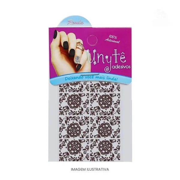 Adesivos para Unhas Unyte Artesanal 6 Unidades