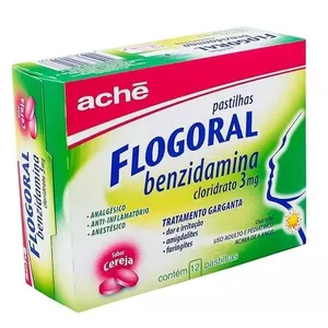 Flogoral Menta Caixa 12 Pastilhas
