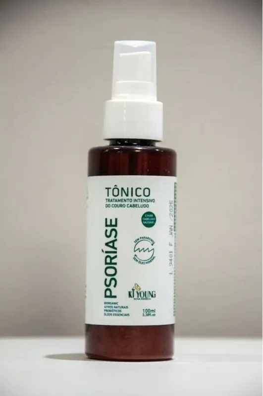 Tônico Capilar Ki Young Psoríase 100% Natural Frasco 100ml Tônico Capilar Ki Young Psoríase Frasco 100ml