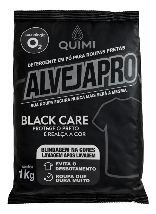 Alvejapro Detegente em Pó Black Care 1kg
