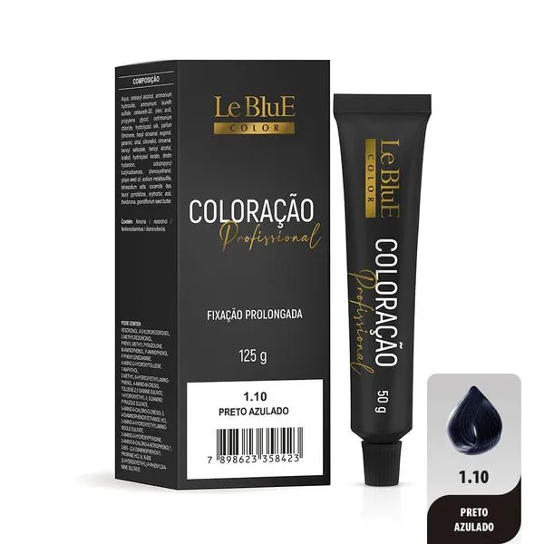 Tintura Le Blue 1.10 Preto Azulado