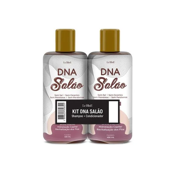 Kit Le Blue DNA Salão Shampoo 450ml +Condicionador 450ml