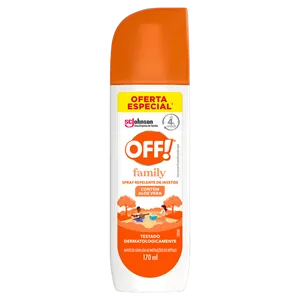 Repelente Off Family Spray Oferta Especial Frasco 170ml