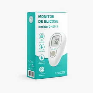 Concare Kit Diagnostico Glicemia / Glicose Pilha G425-3 Kit para Controle de Glicemia Concare a Pilha