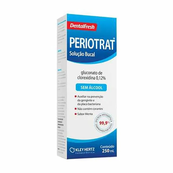 Enxaguatório Bucal Periotrat sem Álcool 250ml