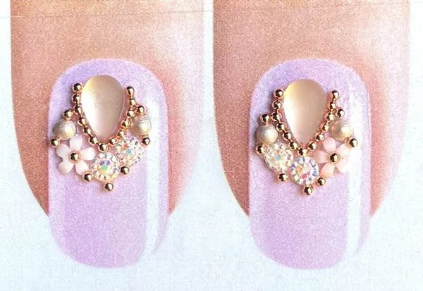 Adesivos para Unhas Unyte Artes Strass 4 Unidades