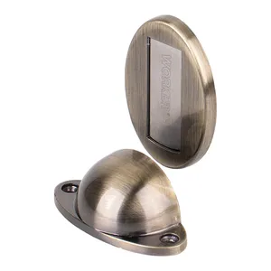 Fixador de Porta Magnética Tipo Invisível Latão Worker