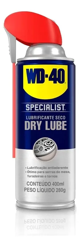 Lubrificante Seco Dry Lube Aerosol 400ml Specialist WD-40