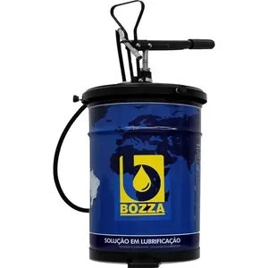 Bomba manual para graxa com reservatório para 20 kg 8022-R20-G3 BOZZA