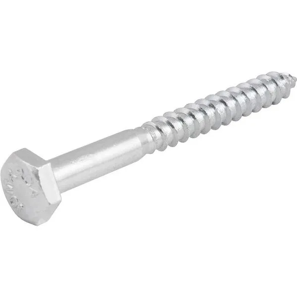 Parafuso sextavado rosca soberba 1/4" x 60 mm com 4 peças - VONDER