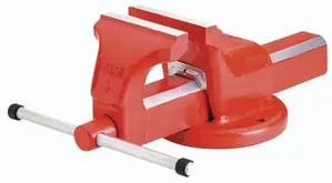 Torno de bancada fixo nº 5 em aço forjado 33890/005 - FORJASUL