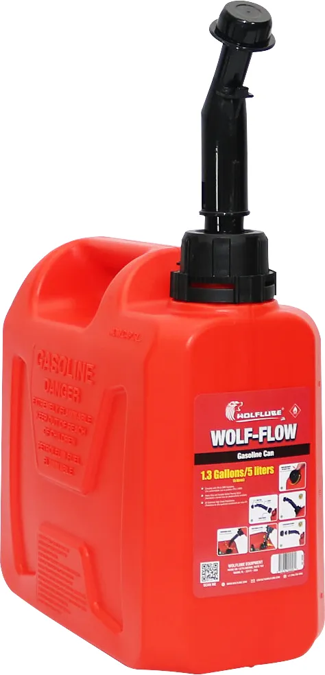 Galão vermelho para combustível 5 litros 2078 LUPUS