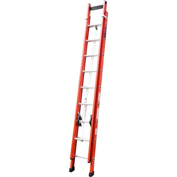 Escada Extensível Fibra Vidro 3,03x4,80m Vazada 15 Degraus - Cogumelo